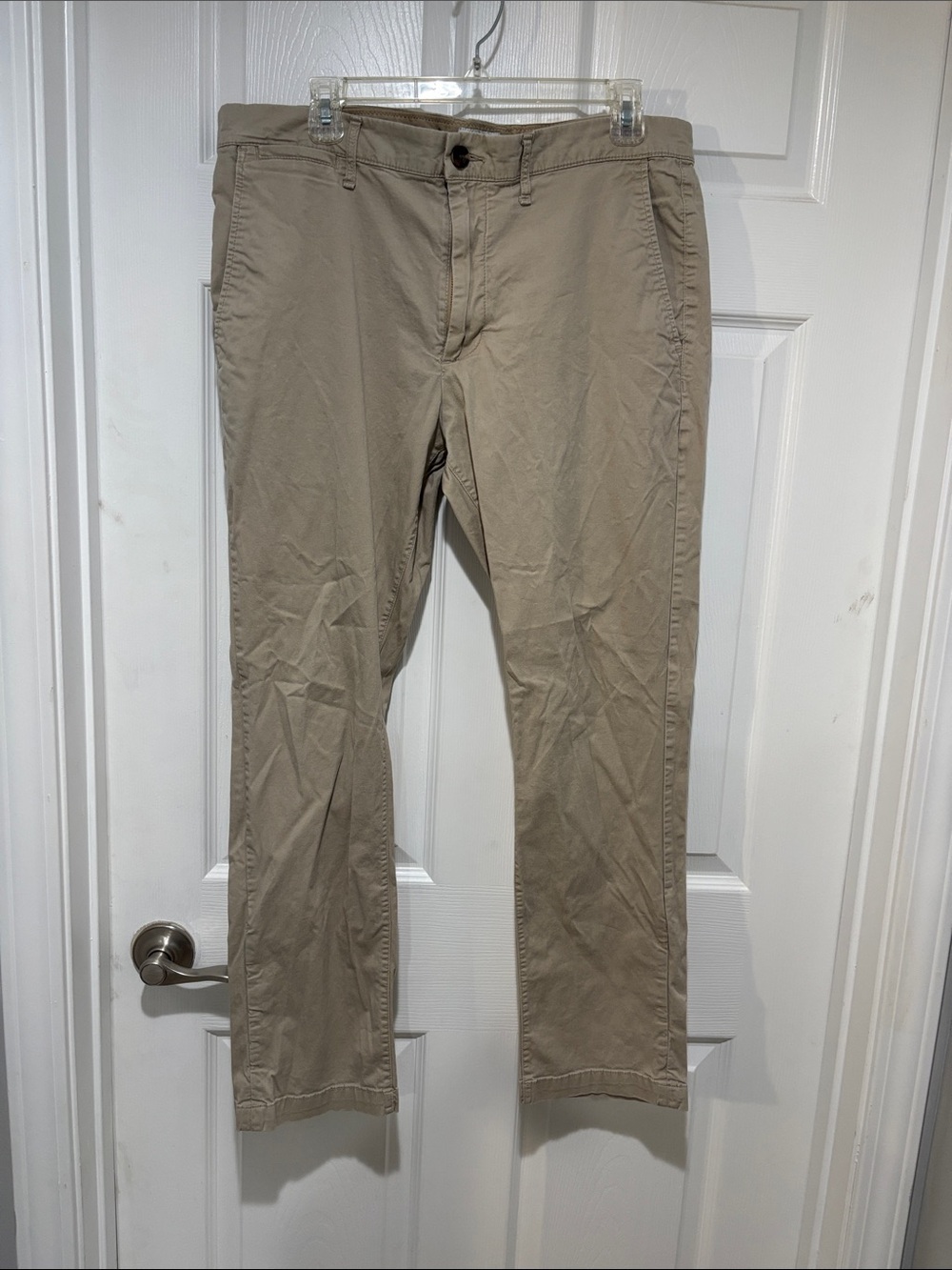 GOODFELLOW & CO Men's Khaki Straight-Fit Chino Pants 36”x30”